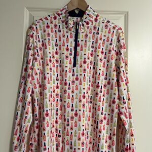 SanSoleil 1/4 zip golf/tennis shirt